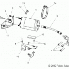 S19CBA6GSL 600 INDY 121 ES Engine, starter motor - s19cba6gsl (49snowstarter13rush)