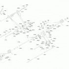 002 - BACKCOUNTRY 850 E-TEC 08- rear suspension - upper section - europe