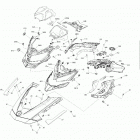 002 - SUMMIT 600R E-TEC 09- hood summit  -  hood