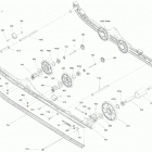 002 - SUMMIT 600R E-TEC 08- rear suspension - lower section