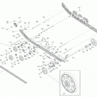 001 - GRAND TOURING 600R E-TEC 08- rear suspension - ltd - lower section