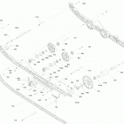 002 - FREERIDE 146 850 E-TEC 08- rear suspension - package 146'' -  lower section