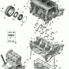 009 - RENEGADE 900 ACE - North America 01- engine - crankcase - 900 ace