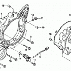 TRX500FA Крышка картера задняя