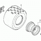 TRX250EX Заднее колесо