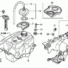 TRX420FE Топливный бак