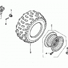 TRX250TE Заднее колесо