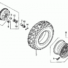 TRX250TE Переднее колесо