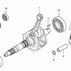 TRX420FE Коленчатый вал и поршень