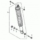 TRX250EX Задний амортизатор