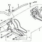 TRX500FA Водяной насос