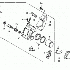 TRX250EX Передний тормозной суппорт
