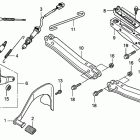 TRX420FE Подножки и педали