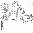 TRX420FE Главный тормозной цилиндр -передний