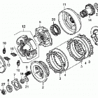 TRX420FE Сцепление