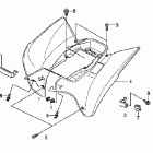 TRX300EX Rr fender (trx300ex'07-)