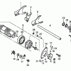 TRX300EX Gearshift drum (trx300ex'07-)