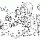 TRX500FA Воздухозаборник