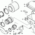 TRX250TE Воздухозаборник