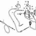 TRX420FE Рычаги & переключатели & тросы