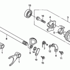 TRX500FA Gearshift fork@gearshift drum