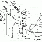 TRX90EX Handle levers @ switch  @ cables