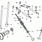 TRX420FE Распределительный вал и клапана