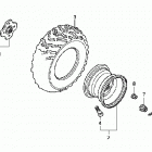 TRX420FE Заднее колесо