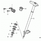 TRX450ER Рулевой вал