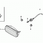 TRX250EX Фонарь задний