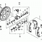 TRX250TE Передний тормоз