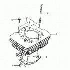 TRX500FPE Цилиндр
