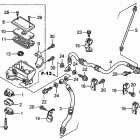 TRX500FPE Главный тормозной цилиндр -передний