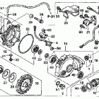 TRX500FA Передний редуктор