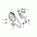 TRX500FPE Цепь ГРМ