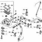TRX500FPE Главный тормозной цилиндр - передний