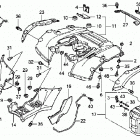 TRX500FA Бампер задний