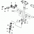 TRX250TE Рулевой вал
