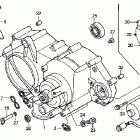 TRX500FA Передняя крышка картера