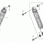 TRX500FA Передние аммортизаторы