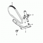 TRX250TE Цепь,натяжитель