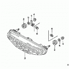 TRX450ER Фонарь задний
