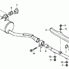TRX250TE Глушитель