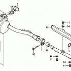 TRX250EX Глушитель