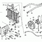TRX500FA Радиатор