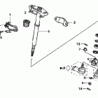 TRX500FA Рулевой вал