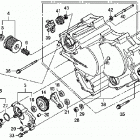 TRX420FE Передняя крышка картера