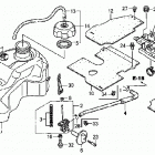 TRX500FPE Топливный бак
