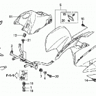 TRX300EX Front fender (trx300ex'07-)
