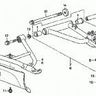 TRX500FA Передний рычаг